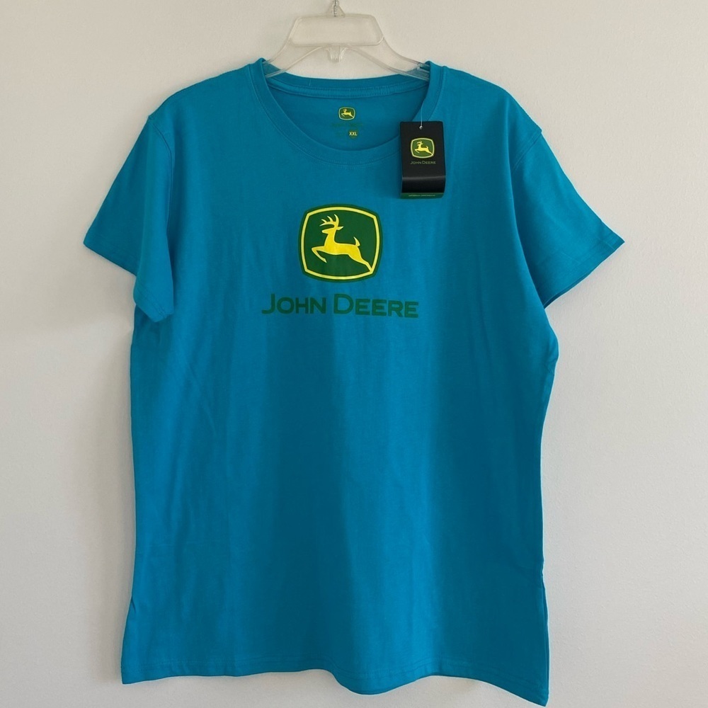 John Deere Women's Simple Logo Cotton T-Shirt